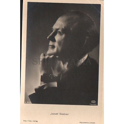 OLD POSTCARD GERMANY ACTOR JOSEF SIEBER YEARS 1940 POSTKARTE POSTAL       CC1335